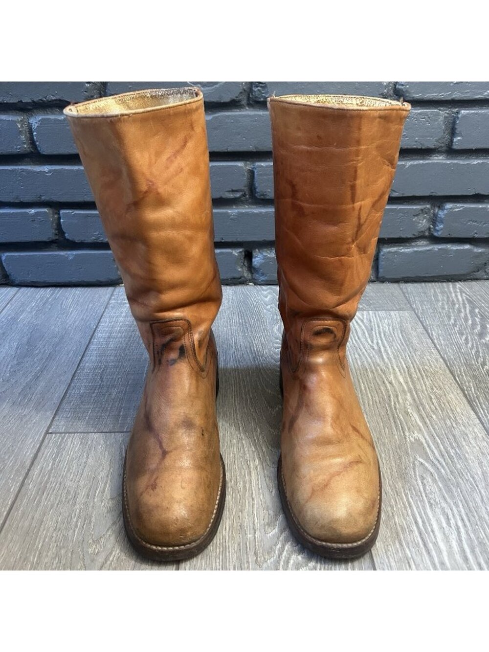 Acme Vintage Tall Campus Boots Mens 12 D